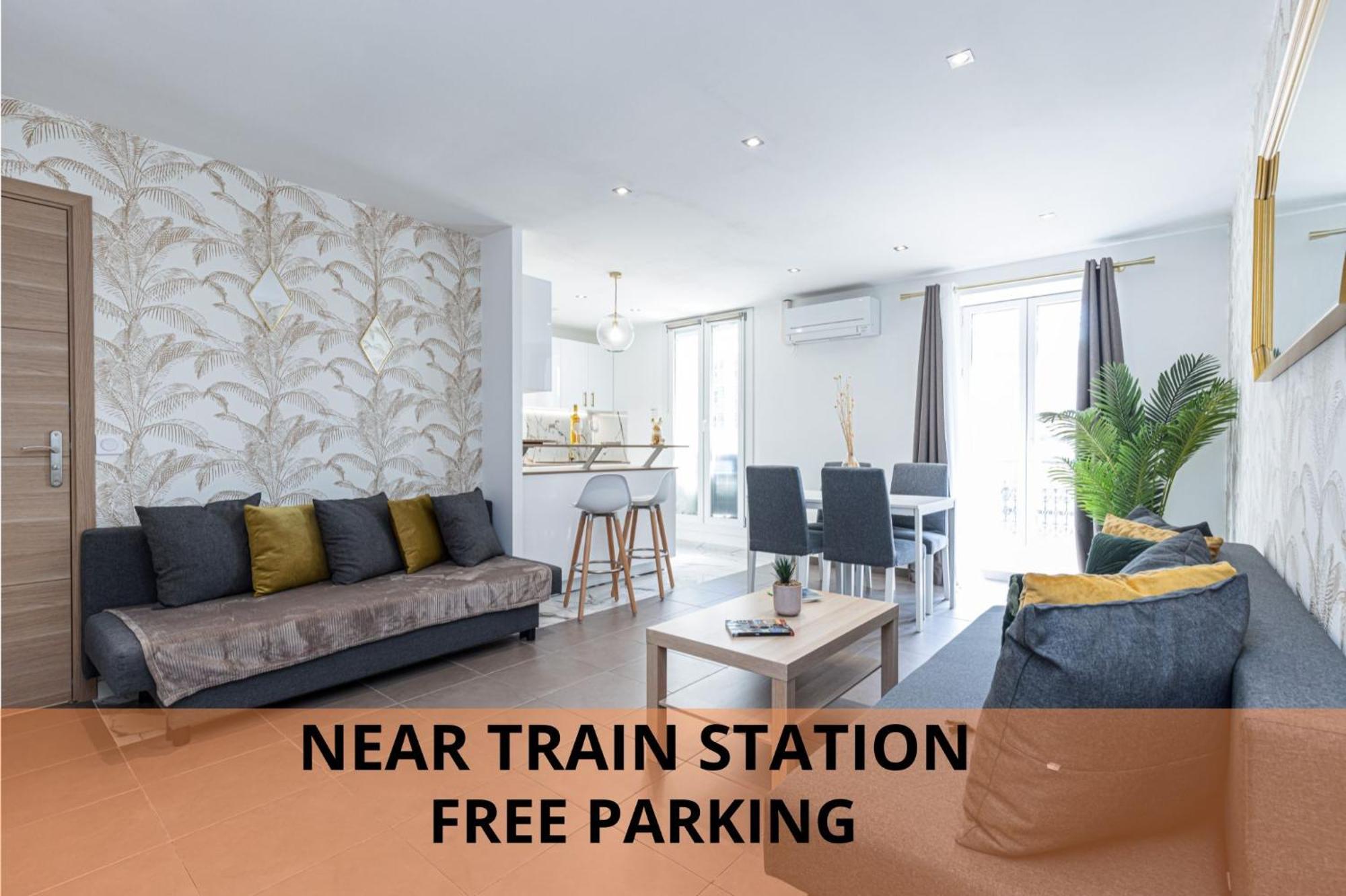 La Casa Reine Jeanne- Central Pres De La Gare - Wifi - Parking - Neuf Et Confort 니스 외부 사진